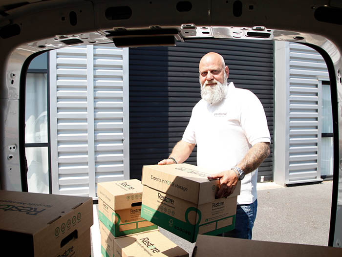 International Image Nigel making a International delivery